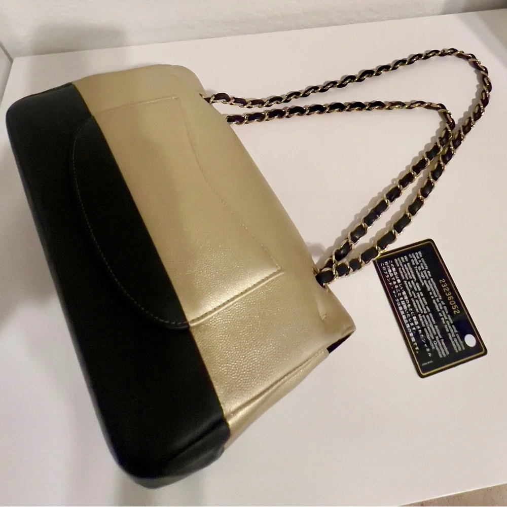 Chanel Black and Gold Women's Bag - Picture 10 of 14